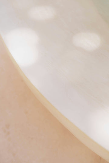a close up of a surfboard on a table
