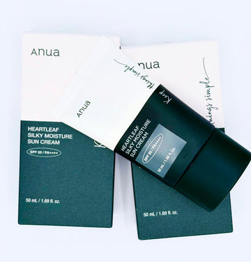 (12) Anua Heartleaf Silky Moisture Sun Cream SPF50+PA++++(50ml)