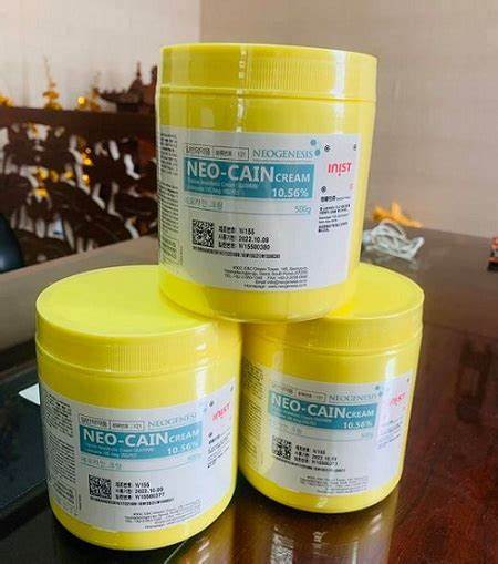 Neo-Cain Numbing Cream 500g (10.56% Lidocaine) professional bulk jar for clinics and tattoo shops