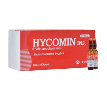 Hydroxocobalamin Injection 5mg/2ml (50 Vials) | Vitamin B-12 for Aesthetic & Medical Use